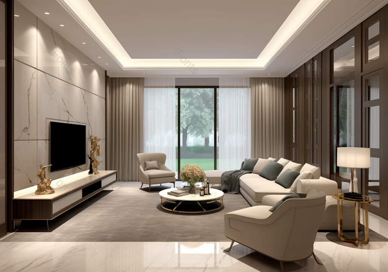 白色高端室内装修客厅艺术设计,高清,摄影图,摄影图片,图片大全,摄影图免费下载